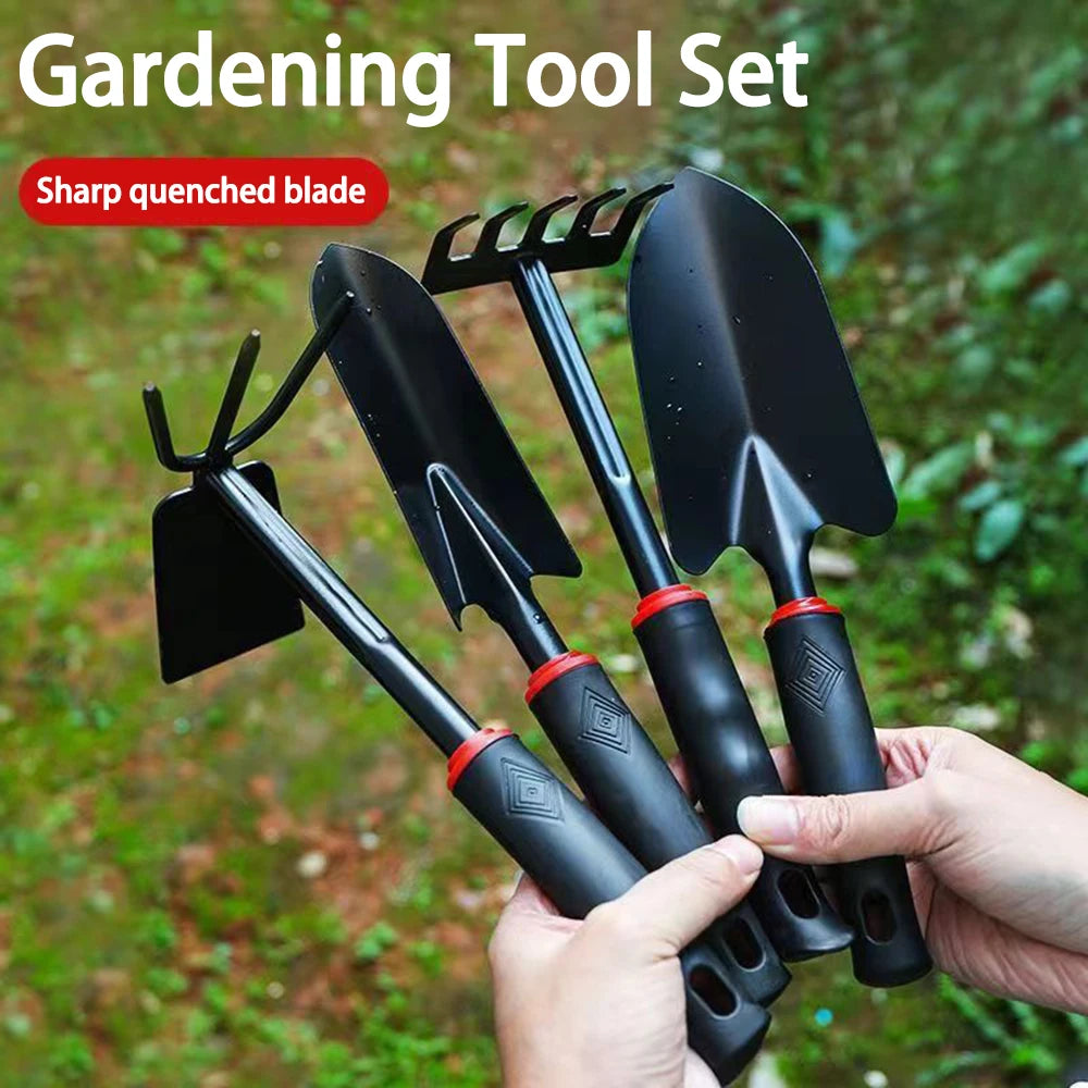 Choice Gardening Shovel Set of Four Alloy Steel Gardening Tools