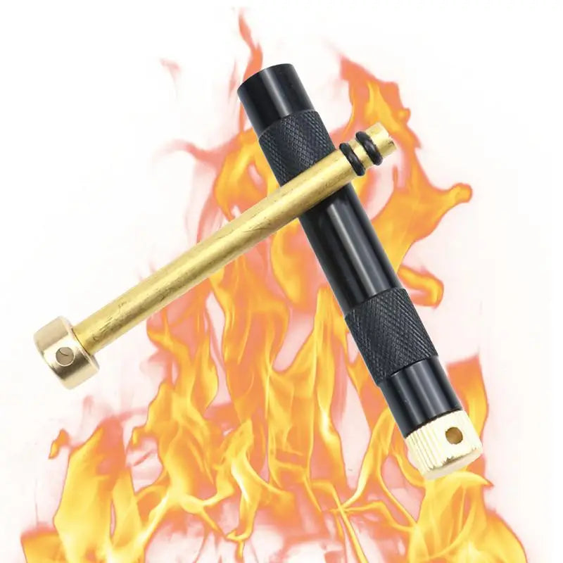 Lacyie Metal Fire Piston Starter Outdoor Camping Gear