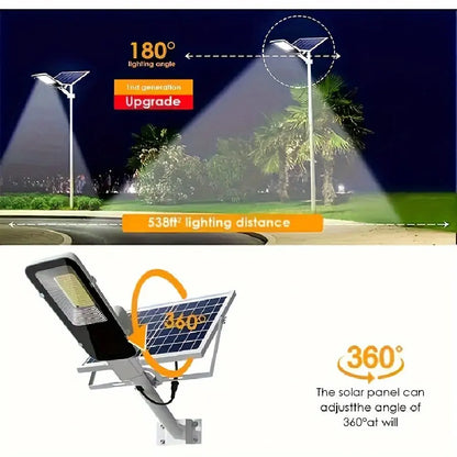 100W Solar LED Outdoor Light IP65 Waterproof Wall Or Pole