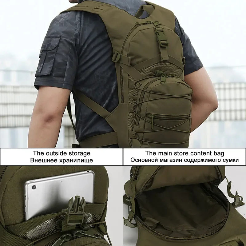 Slim Hydration Backpack For Cycling Hiking And Running