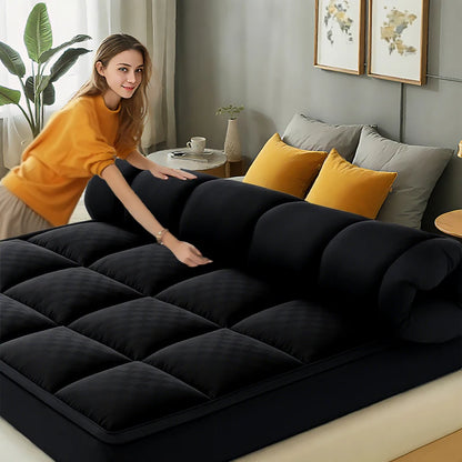 Extra Thick Mattress Cover Cooling Noiseless Breathable Fitted Machine Washable