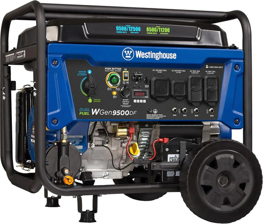 XMSJ 12500 Watt Dual Fuel Home Backup Portable Generator