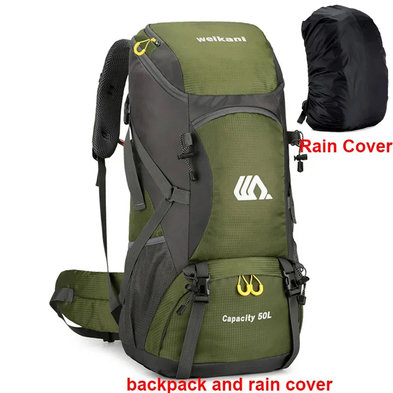 Waterproof Camping Backpack for Hiking and Travel Outdoor Bag