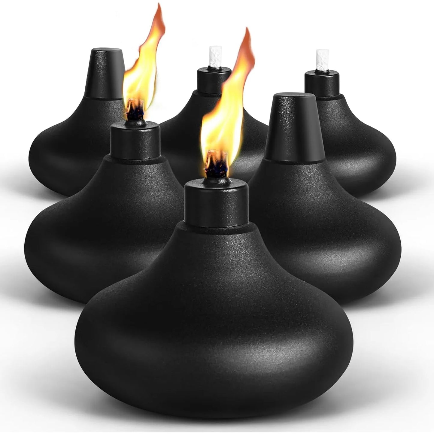SZRSTHH Metal Tabletop Torches Citronella Outdoor Lighting