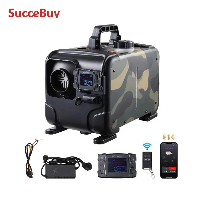 SucceBuy 8KW Diesel Heater Car 12V 24V Bluetooth COAlarm