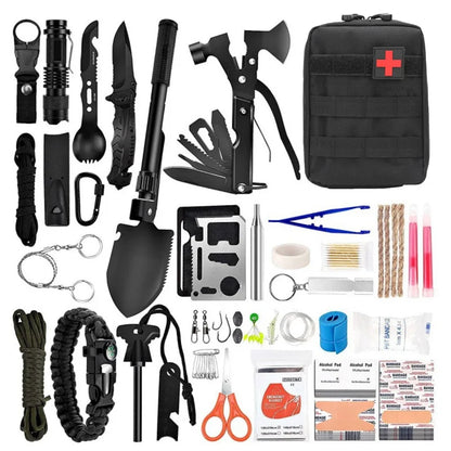 Camping Emergency Survival Tool Set With First Aid Kit