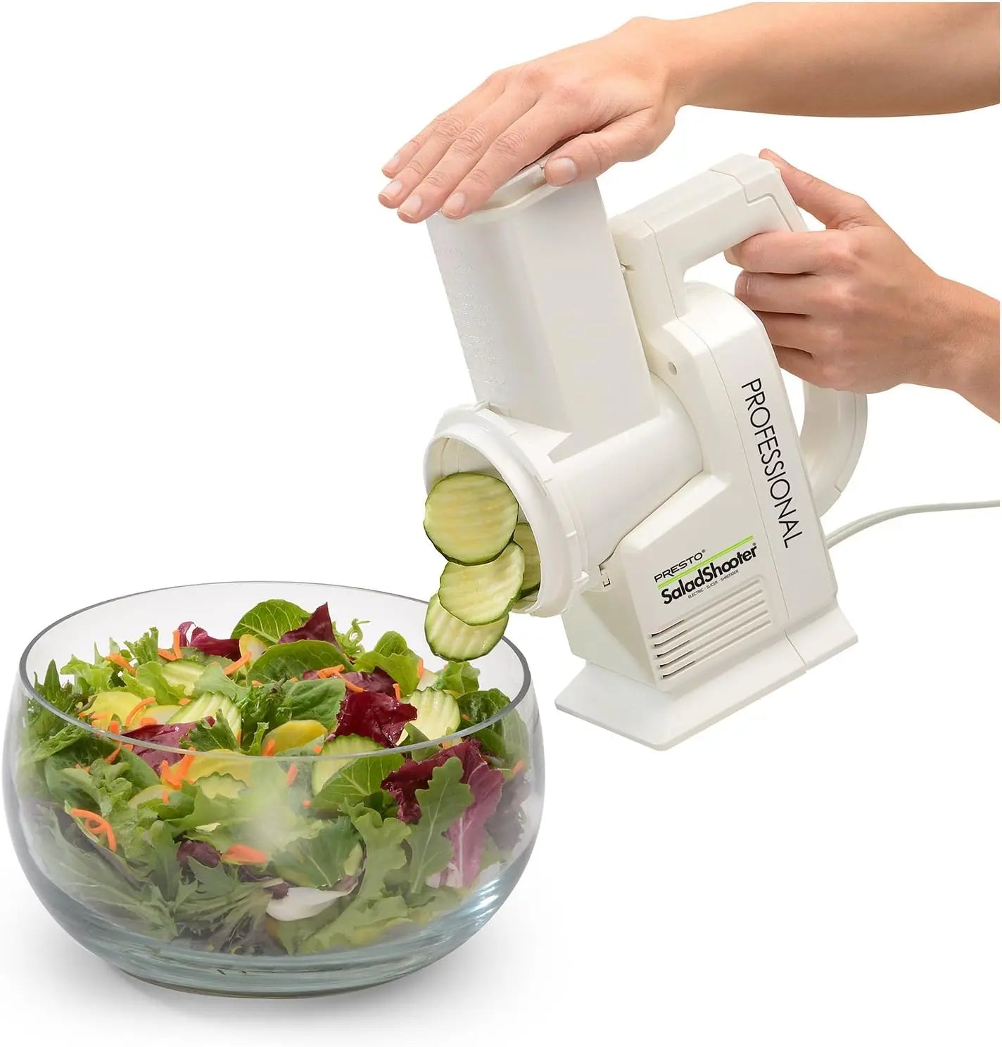 Professional Electric Salad Shooter Slicer And Shredder