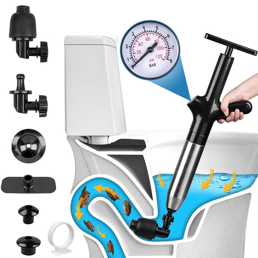 Choice Toilet Unclogger Air Pressure Drain Blaster For Clogged Toilets