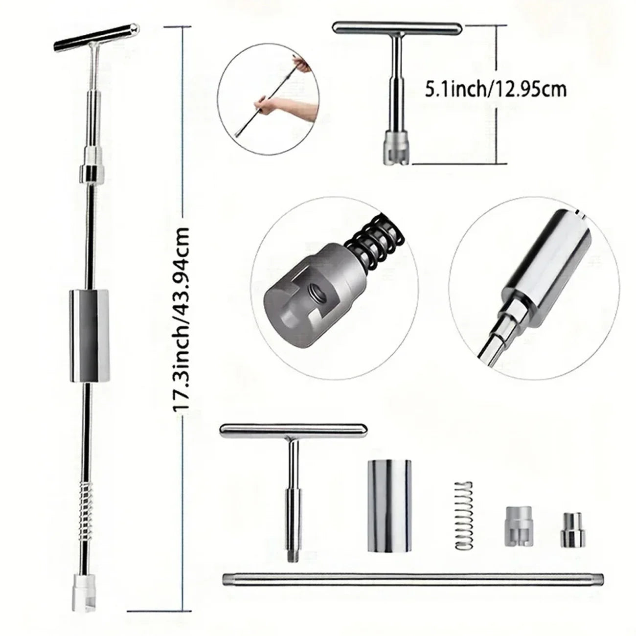 Dent Repair Kit Car Body Puller With Slide Hammer Tools