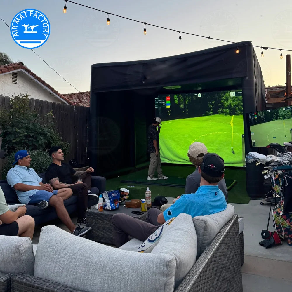 Hign-concerned Golf Simulator Tent For Swing Practice