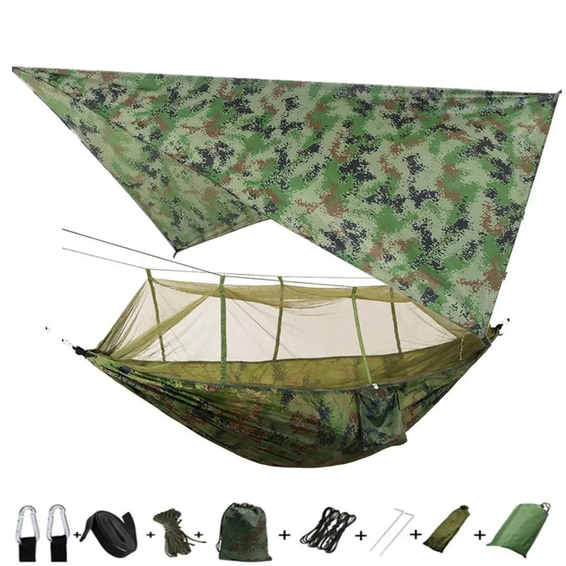 Swallowtail Lightweight Camping Hammock Canopy And Rain Fly