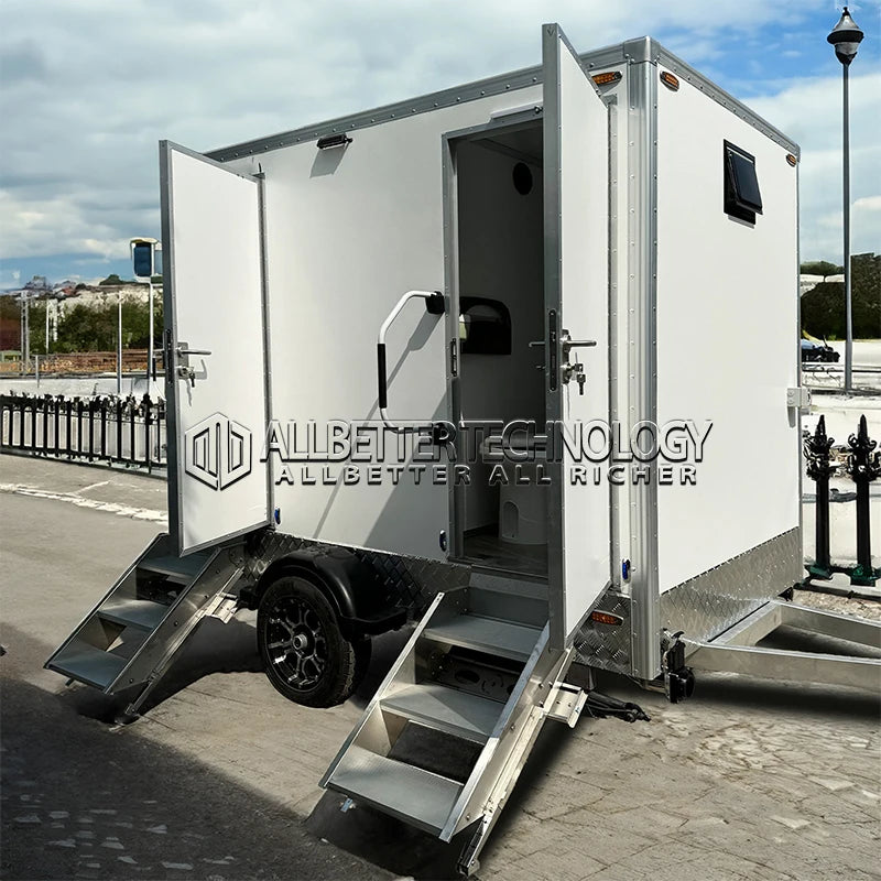 Allbetter Mobile Luxury Outdoor Portable Restroom Trailer Toilet And Shower