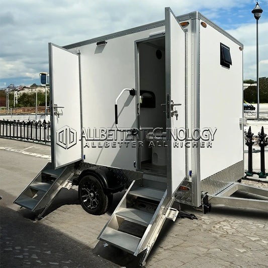 Allbetter Mobile Luxury Outdoor Portable Restroom Trailer Toilet And Shower