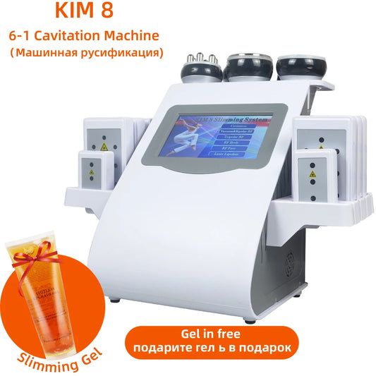 MISSHEARTH 6 In 1 40K Ultrasonic Cavitation Body Slimming Machine