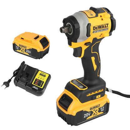 DeWalt DCF850 - 20V Lithium - Ion Cordless Impact Wrench - High Torque, Rechargeable Power Tool for Pros & DIYers