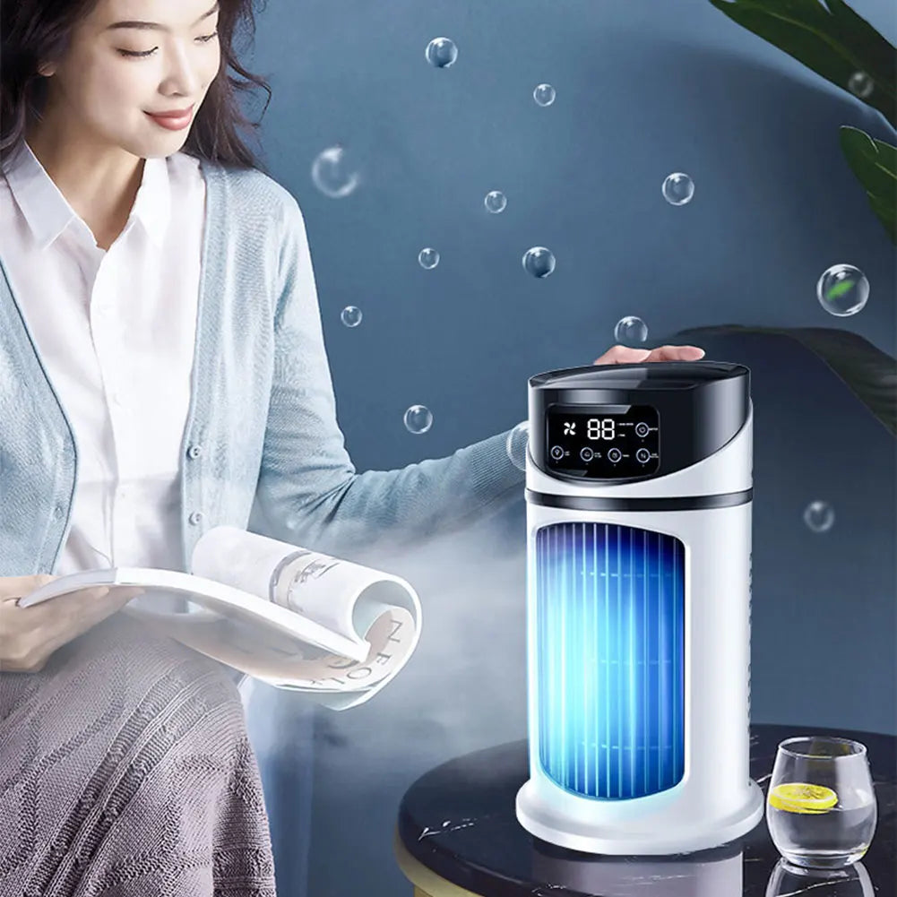 Quiet Desk Fan With Humidifier And Air Cooler For Office