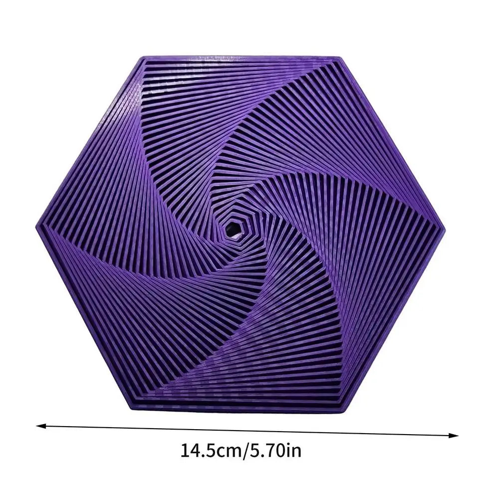 3D Printed Fractal Fidget Hexagon Sensory Toy