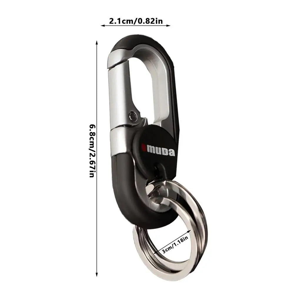 Electric Key Carabiner Double Rings Key Chains For Car Keys