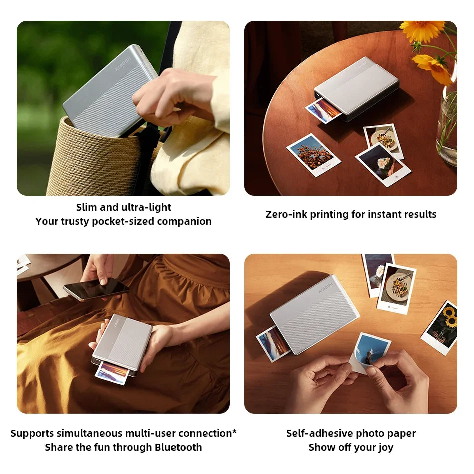 Xiaomi Portable Photo Printer 1S Bluetooth 5.2 ZINK Inkless