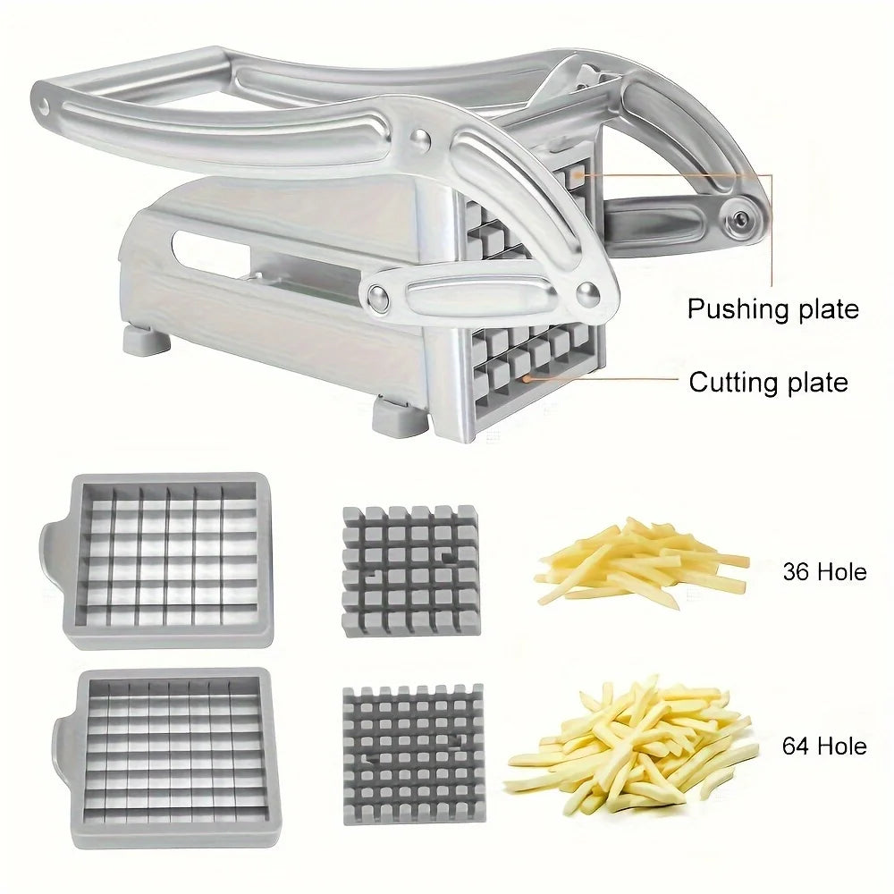 Stainless steel cutting food chopper for veggies, fries