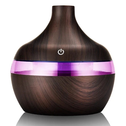Wooden Humidifier Aroma Diffuser For Home Use With Essential Oils
