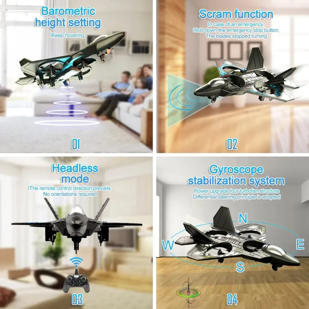 2.4G RC Plane Gravity Sensing EPP Foam Fighter Glider