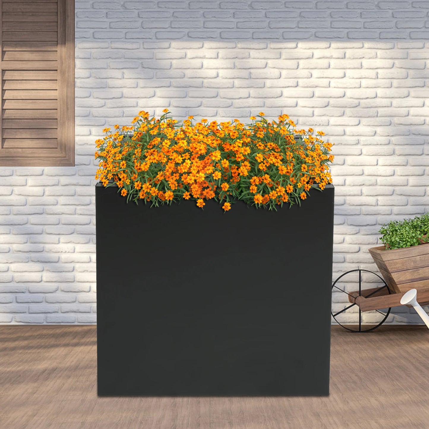 Metal Planter Boxes For Outdoor And Indoor Vegetables And Herbs