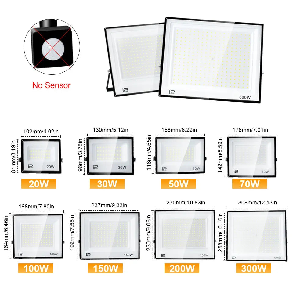LED Flood Light Motion Sensor Outdoor Light LED 220V Led Lights Waterproof Outdoor Wall Light For Garden Decoration Outdoor Gate