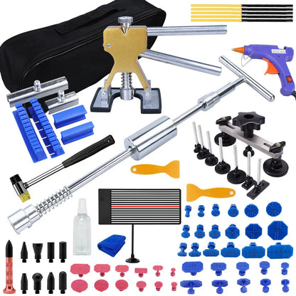 Dent Repair Kit Car Body Puller With Slide Hammer Tools