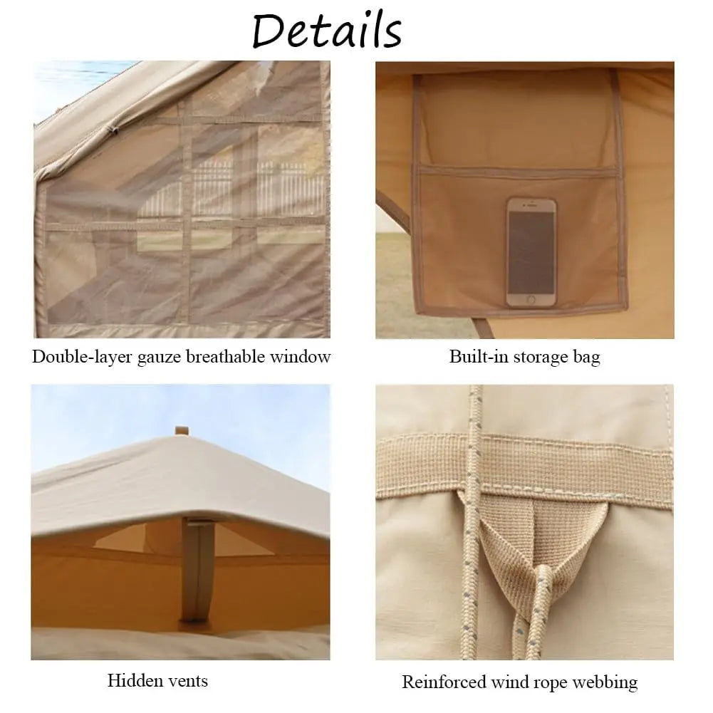 Inflatable Tent for Camping, Easy Setup Waterproof Windproof Outdoor Self-Supporting blow up tent Air Tent for Family