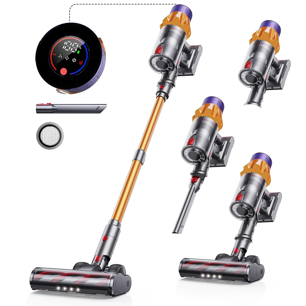 V18 Cordless Vacuum Cleaner 550W 45KPa Suction Portable Home Cleaning