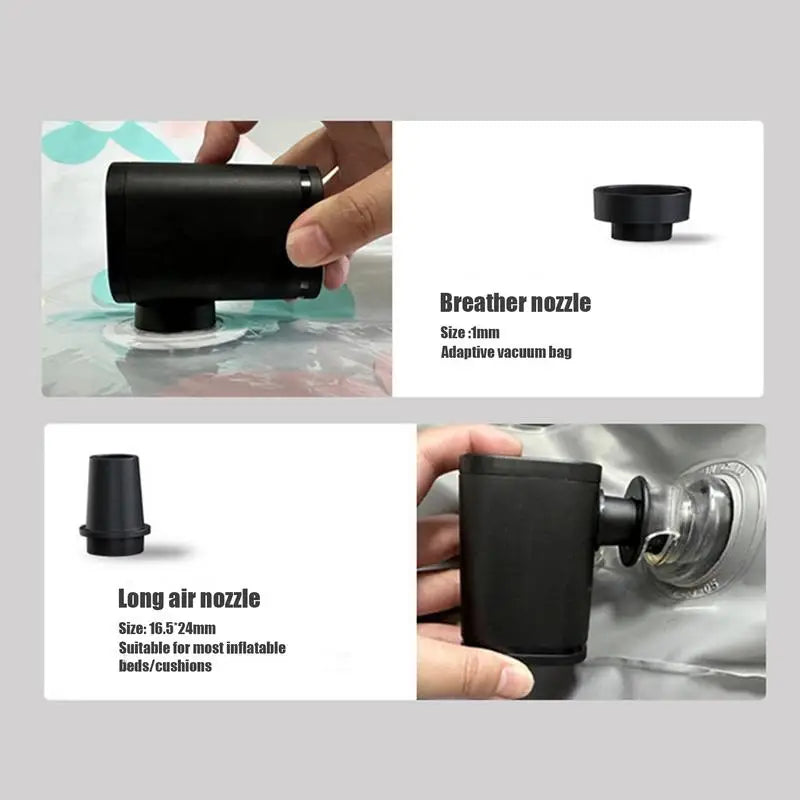 Mini Electric Vacuum Air Pump With Five Nozzles For Inflation