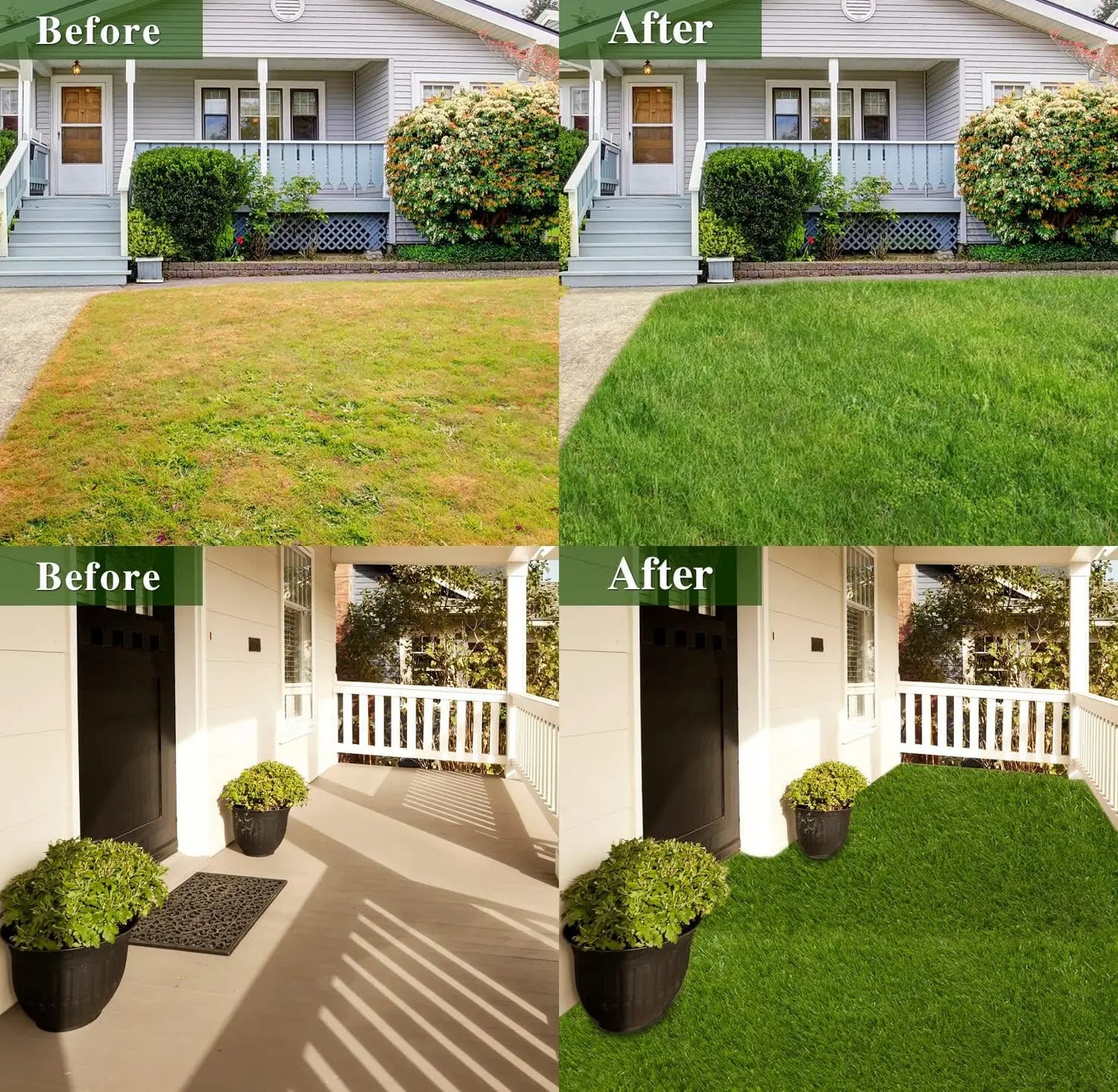 Realistic Thick Artificial Grass Turf Indoor Outdoor