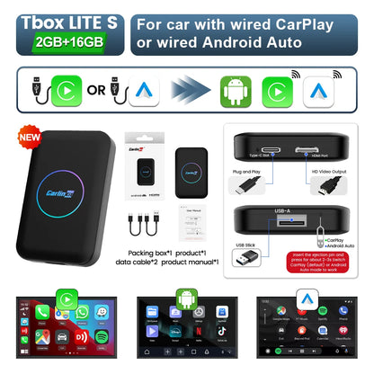 CarPlay AI Box With Wireless Android Auto And Netflix Support