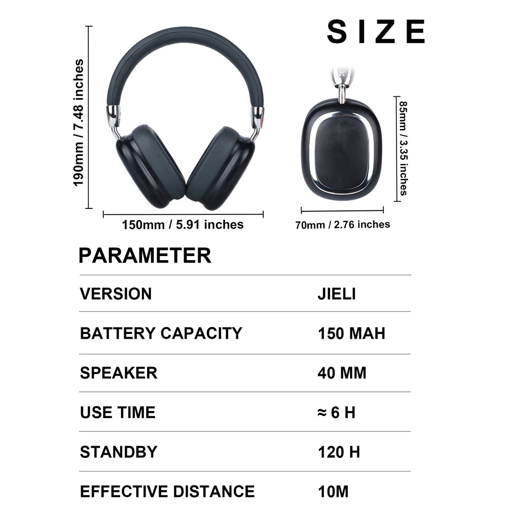 Wireless Noise-Cancelling Headphones With 40-Hour Battery Life
