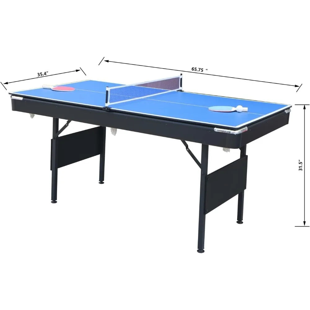 3 In 1 Pool Ping Pong Dining Combo Multi Game For Adults