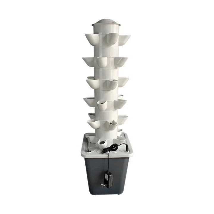 Hydroponic Tower Garden 6 Layers 30 Holes Vertical Planter