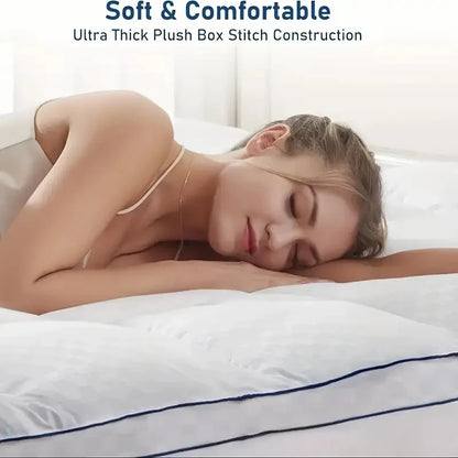 Extra Thick Mattress Cover Cooling Noiseless Breathable Fitted Machine Washable