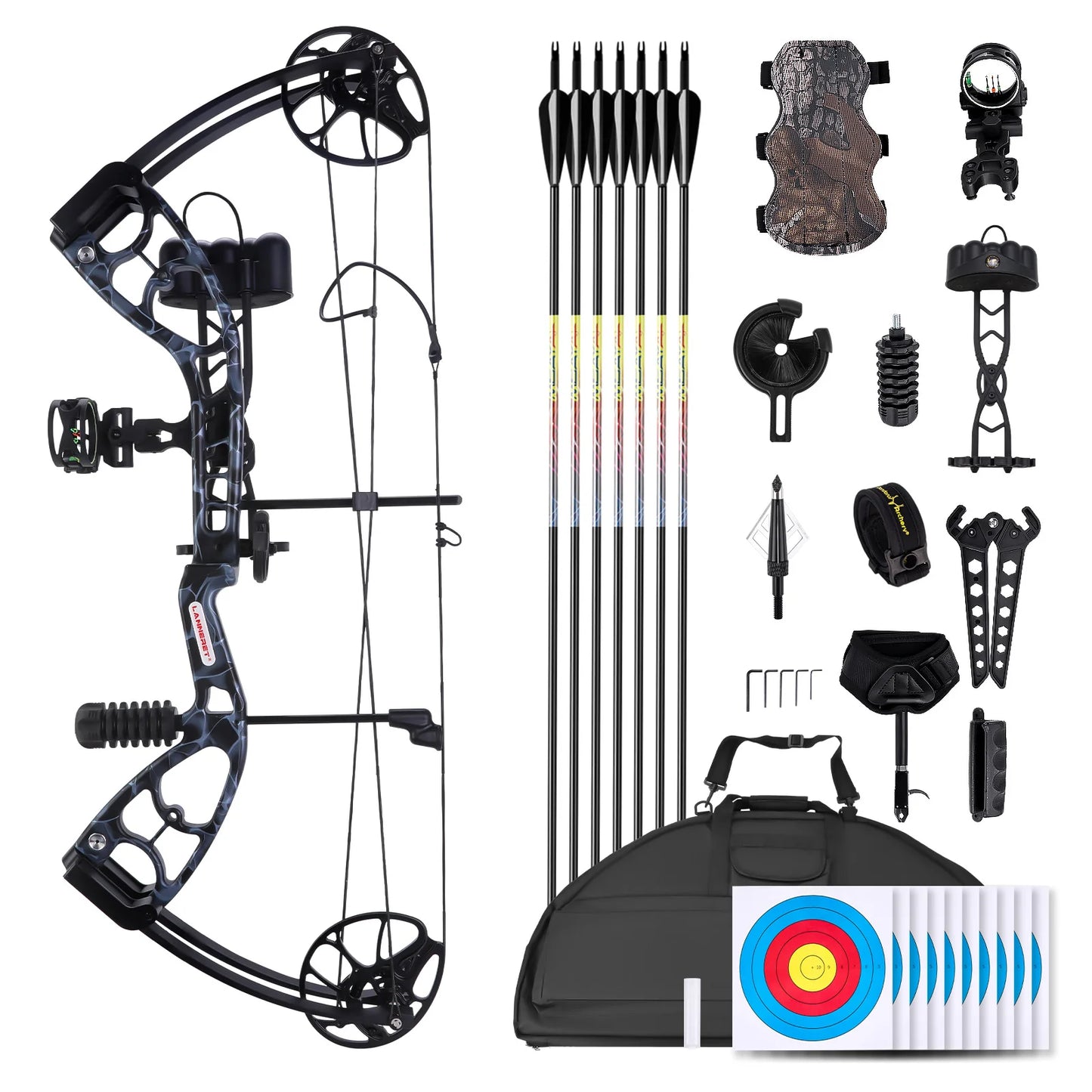 Hignconcerned Motion Zeus Archery Compound Bow Kit Pro