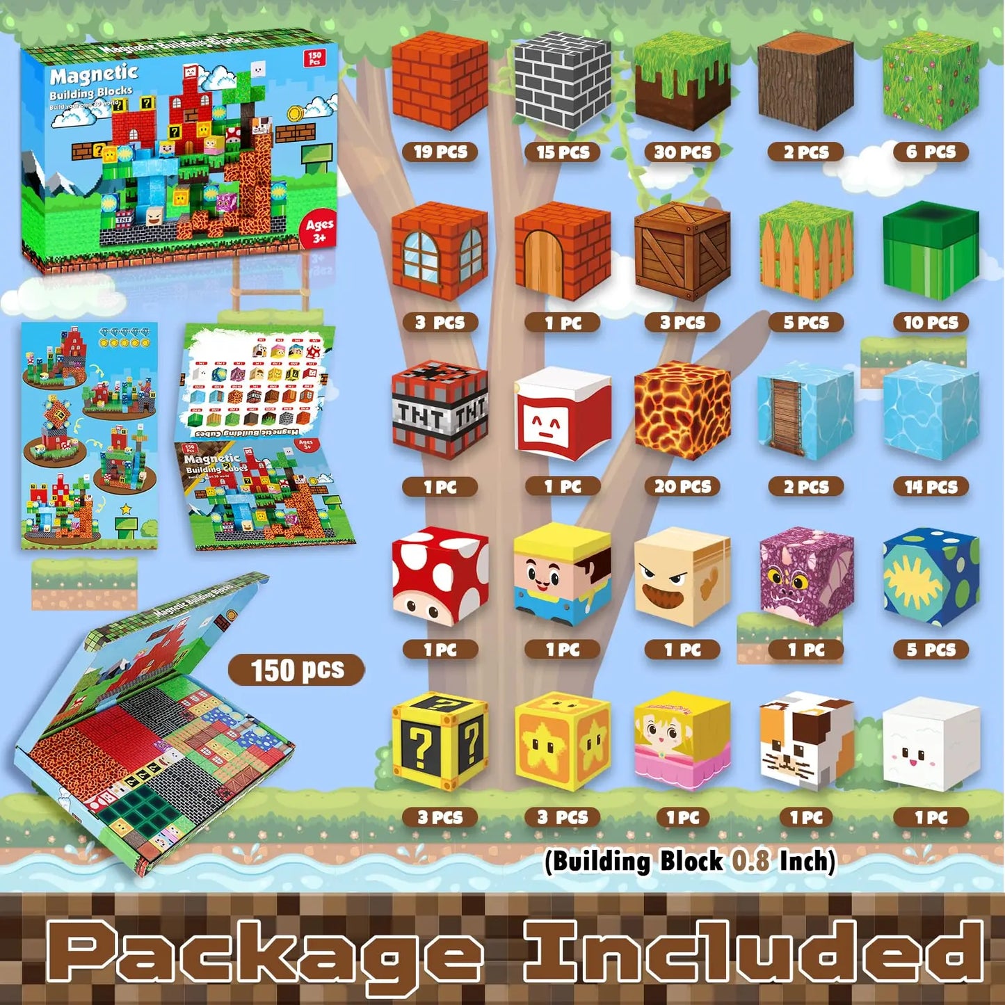 Magnetic Blocks STEM Educational Construction Set For Kids