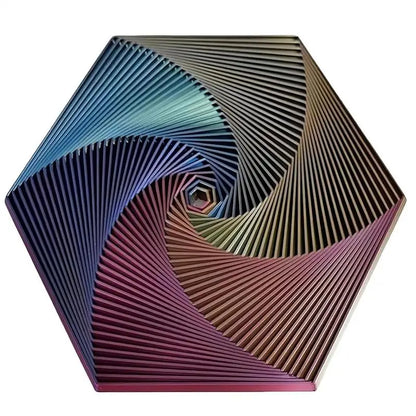 3D Printed Fractal Fidget Hexagon Sensory Toy