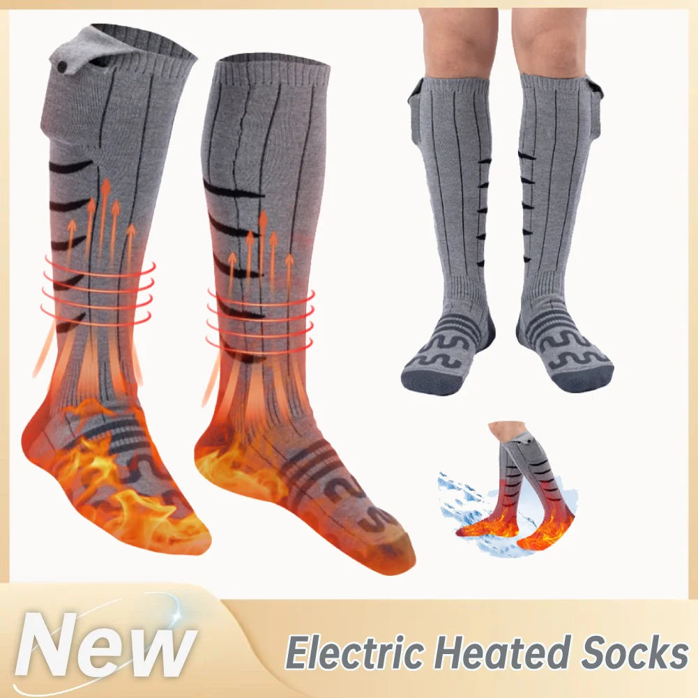 Electric Heated Socks Fast Heating Winter Warmth For Outdoor Skiing
