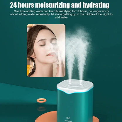 Dual Jet Humidifier And Air Purifier USB Powered Diffuser