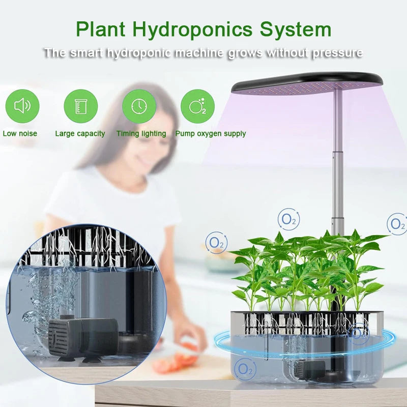 Choice Intelligent Hydroponic Growing System Indoor Planting Machine LED Lamp