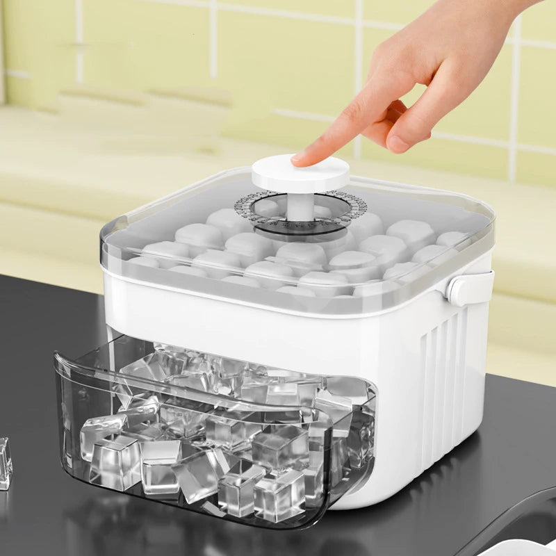 YIYUEQIANLI Ice Maker with Easy Press Cap High Capacity