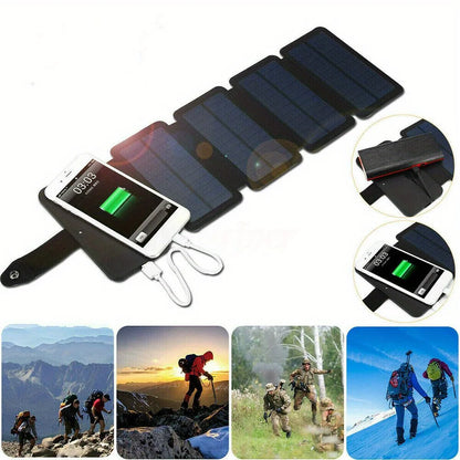 Portable Solar Power Bank Charger Panel For Mobile Phones