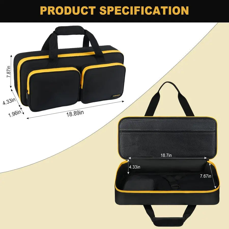 Case Compatible with DEWALT 20V 60V Reciprocating Saw DCS380B DCS382B DCS389B and Milwaukee M18 282120 262120 272220, with Multi