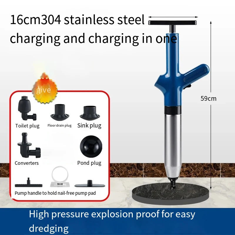Choice Toilet Unclogger Air Pressure Drain Blaster