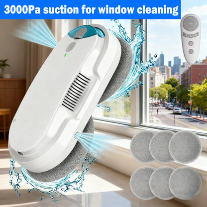 INSE Window Cleaning Robot With Automatic Water Spray Remote Control