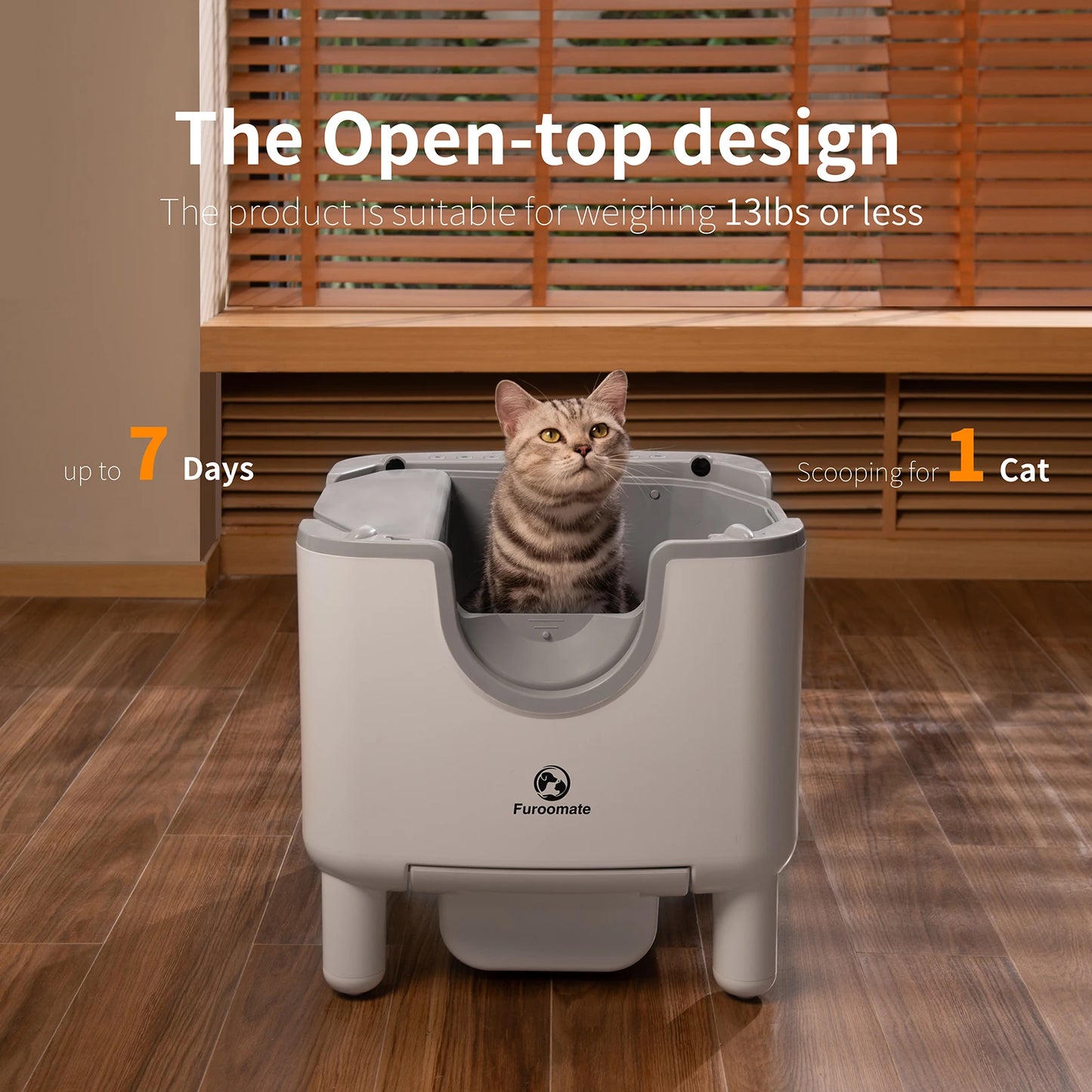 FuroomatePet Self Cleaning Litter Box Odor Control And Safety Features